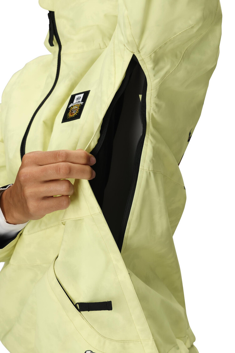 686 686 Sublime Shell Anorak 2026 (Womens) | Sublime Yellow Tie Dye