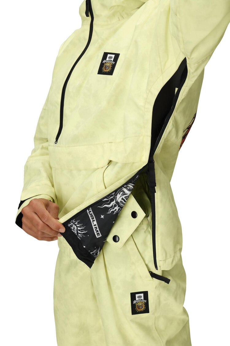 686 686 Sublime Shell Anorak 2026 (Womens) | Sublime Yellow Tie Dye