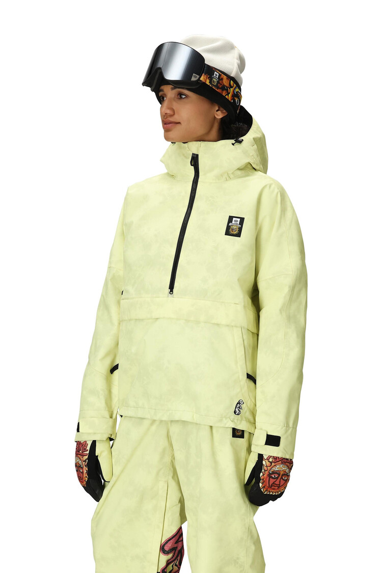 686 686 Sublime Shell Anorak 2026 (Womens) | Sublime Yellow Tie Dye
