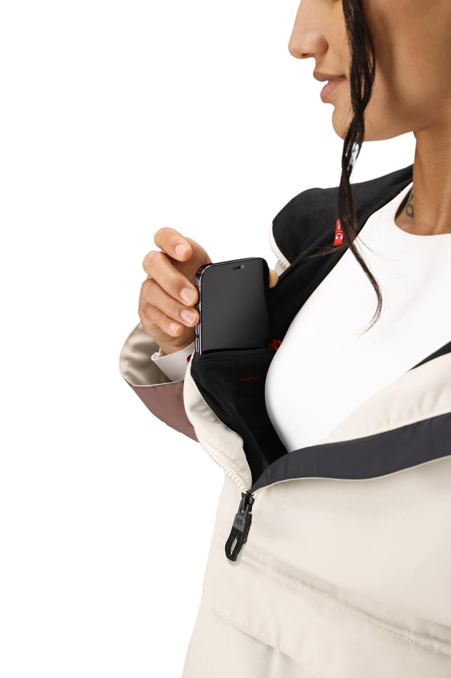 686 Outline Shell Anorak 2026 (Womens) | Limestone Clrblk - The