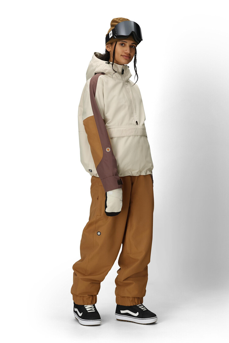 686 686 Outline Shell Anorak 2026 (Womens) | Limestone Clrblk