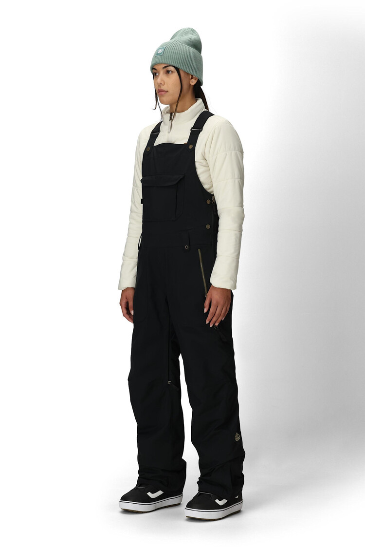 686 686 Black Magic Insulated Bib 2027 (Womens) | Black