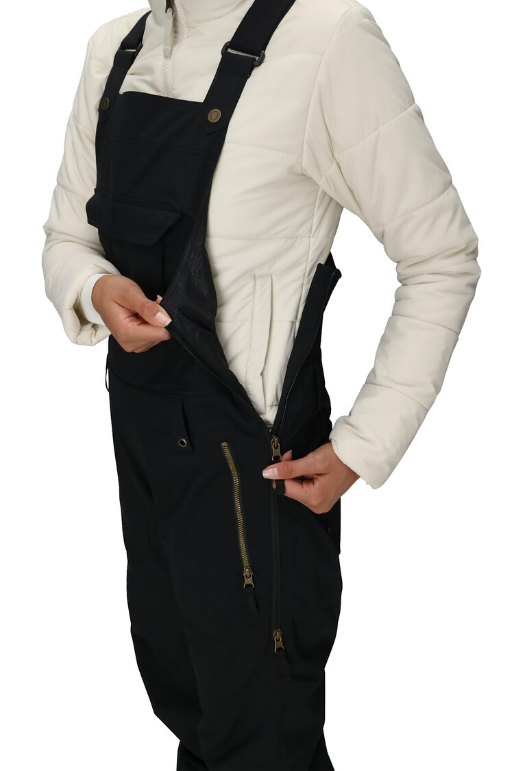 686 686 Black Magic Insulated Bib 2027 (Womens) | Black