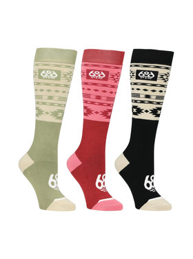 686 686 Southwest Socks-3Pk 2026 (Womens) | Assorted