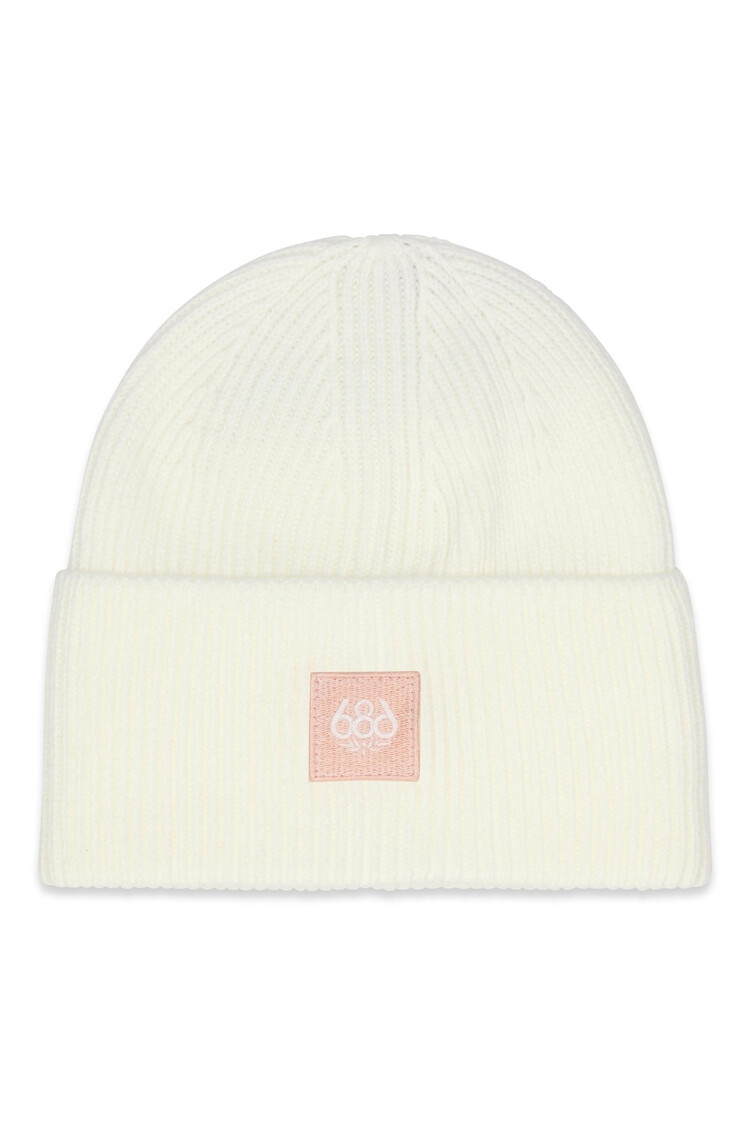 686 686 Big Cuff Beanie 2026 (Womens) | White