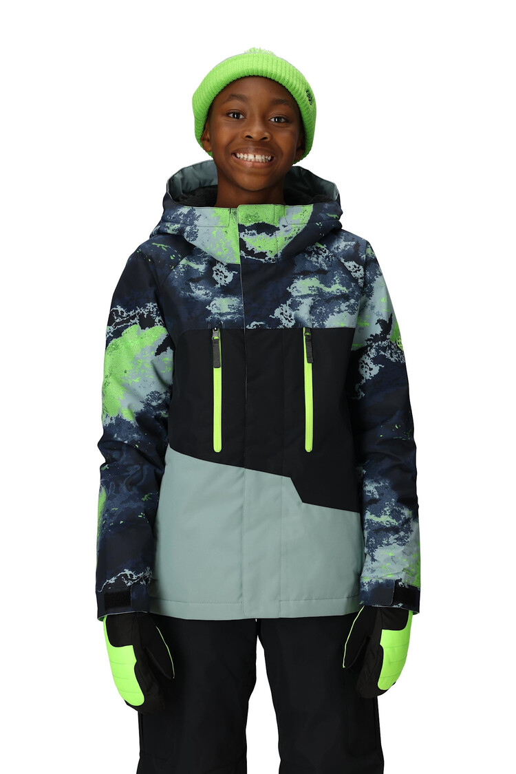 686 686 Geo Insulated Jacket 2026 (Youth) | Blue Hemisphere Clrblk