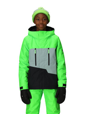 686 686 Geo Insulated Jacket 2026 (Youth) | Borealis Green Clrblk