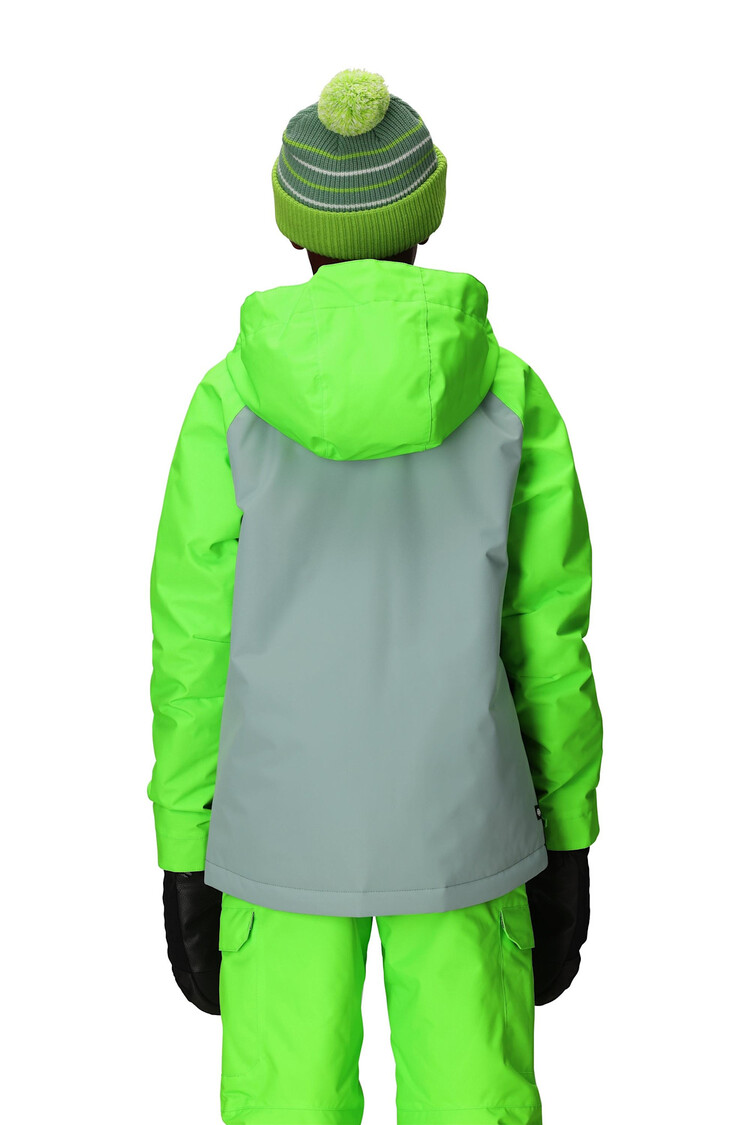 686 686 Geo Insulated Jacket 2026 (Youth) | Borealis Green Clrblk