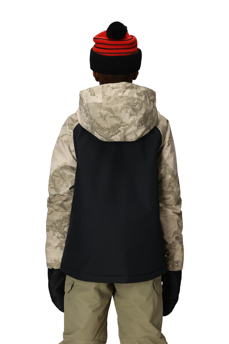 686 686 Geo Insulated Jacket 2026 (Youth) | Limestone Hemisphere Clrblk