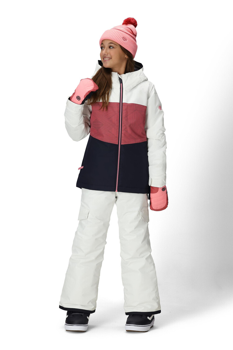 686 686 Athena Insulated Jacket 2026 (Youth) | Rosewood Clrblk