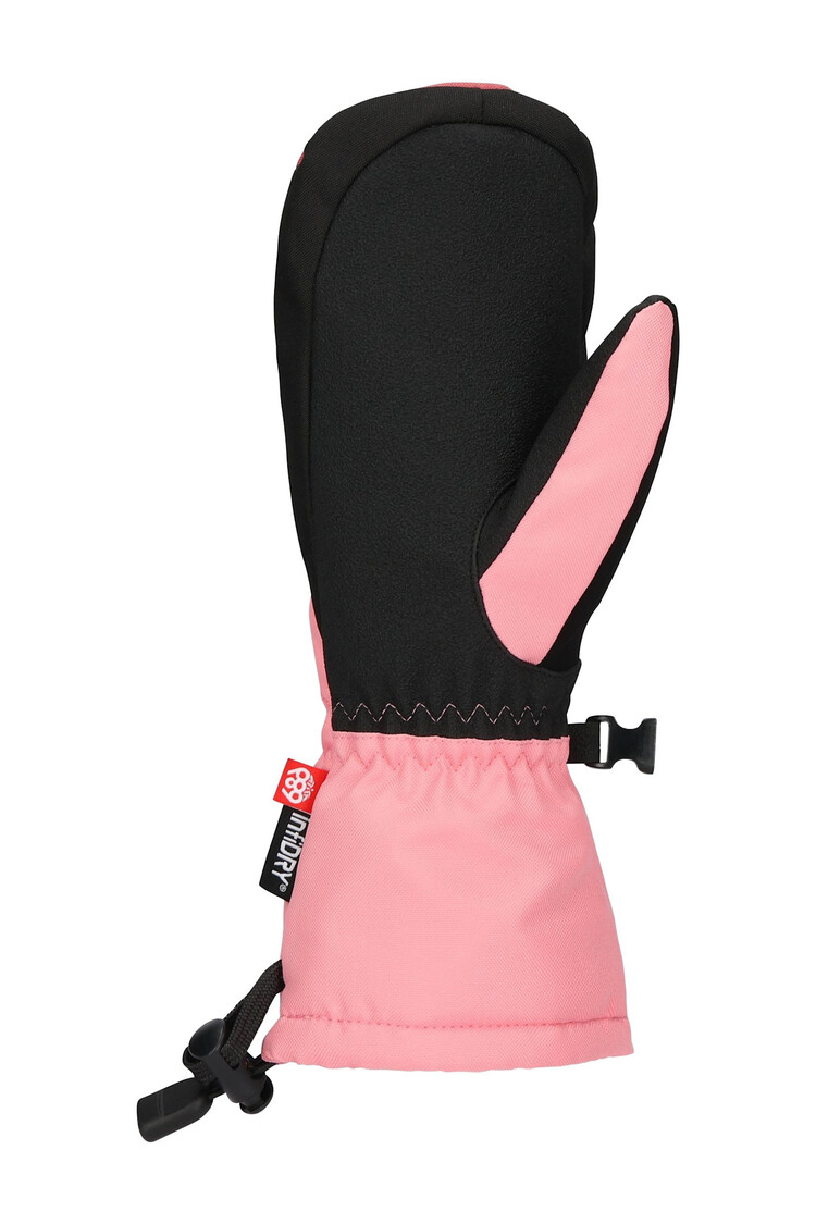 686 686 Heat Insulated Mitt 2026 (Youth) | Geranium Pink