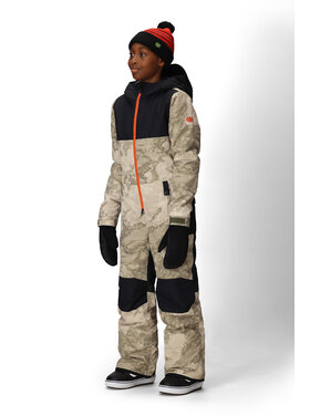 686 686 Shazam Insulated 1 Piece 2026 (Youth) | Limestone Hemisphere Clrblk