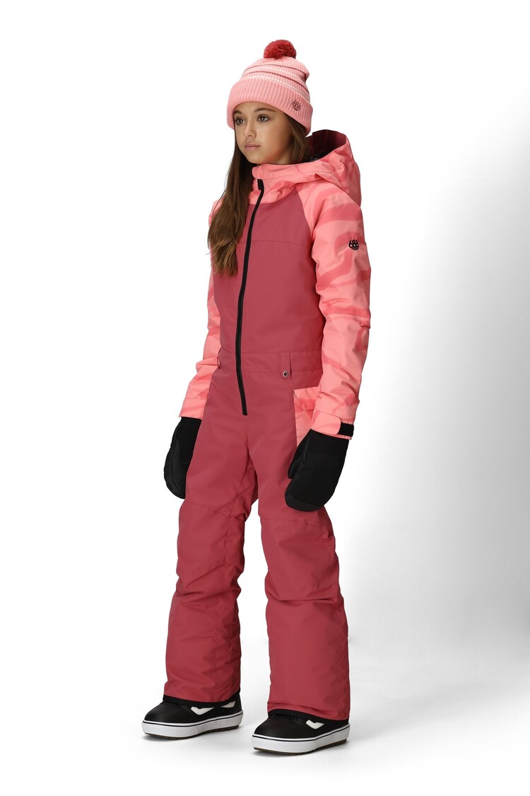 686 686 Shine Insulated One-Piece 2026 (Youth) | Rosewood Clrblk