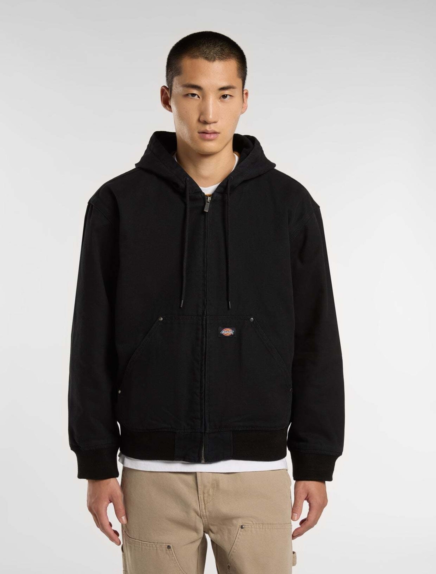 Dickies - Duck - Manteau Style Workwear En Toile - Noir