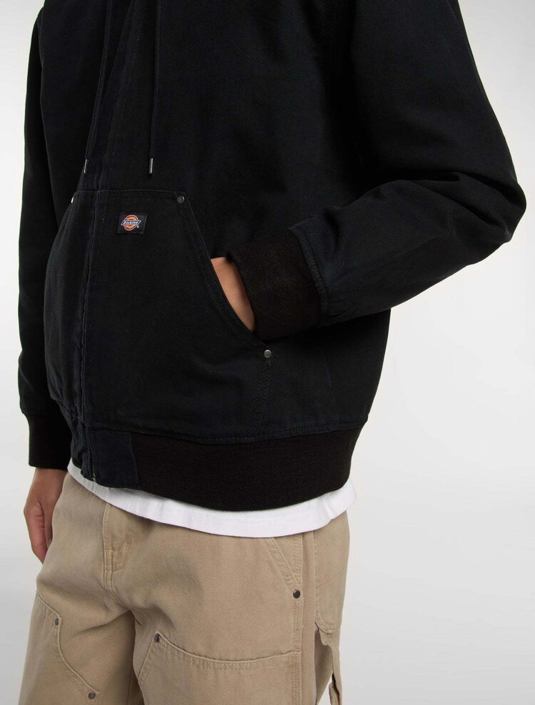 Dickies Dickies Hilham Hooded Canvas Jacket (Mens) | Black