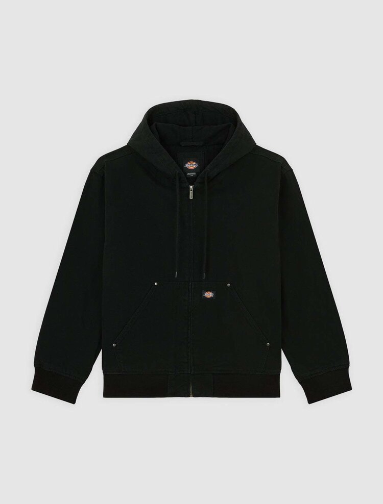 Dickies Dickies Hilham Hooded Canvas Jacket (Mens) | Black