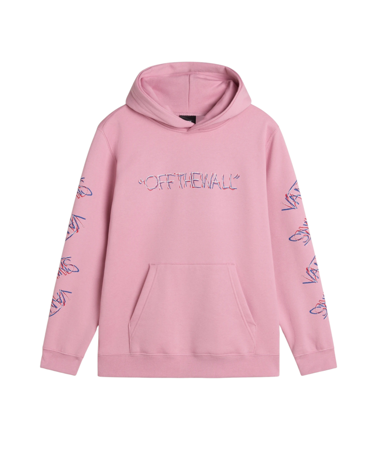 Vans Vans Scribbled Past Pullover (Youth) | Pink Dawn