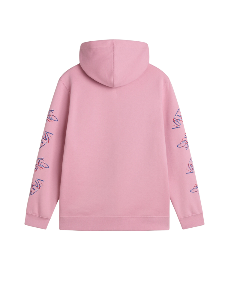 Vans Vans Scribbled Past Pullover (Youth) | Pink Dawn