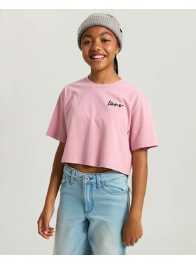 Vans Vans Archived Crop Ss (Youth) | Pink Dawn