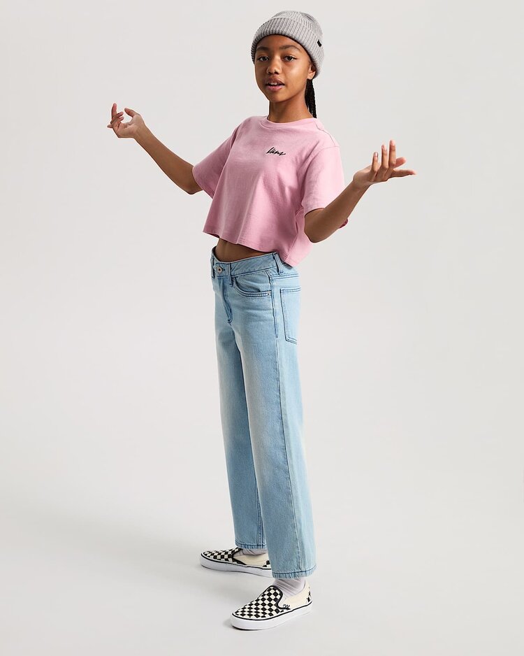Vans Vans Archived Crop Ss (Youth) | Pink Dawn