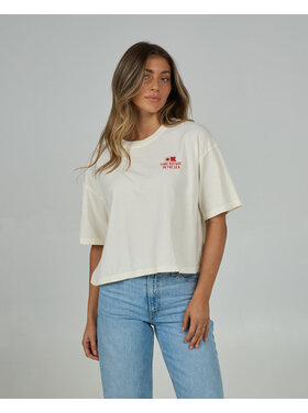 Salty Crew Salty Crew Fish Finder Skimmer Tee (Womens) | Off White