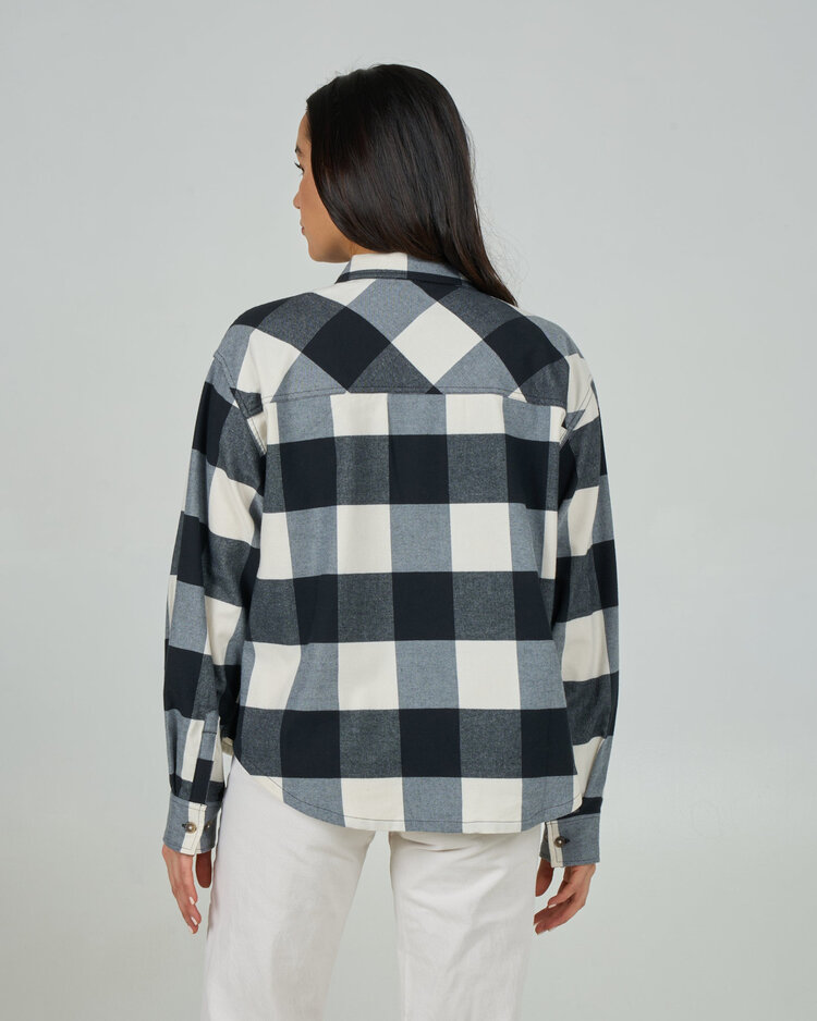 Salty Crew Salty Crew Fathom Flannel (Womens) | Off White
