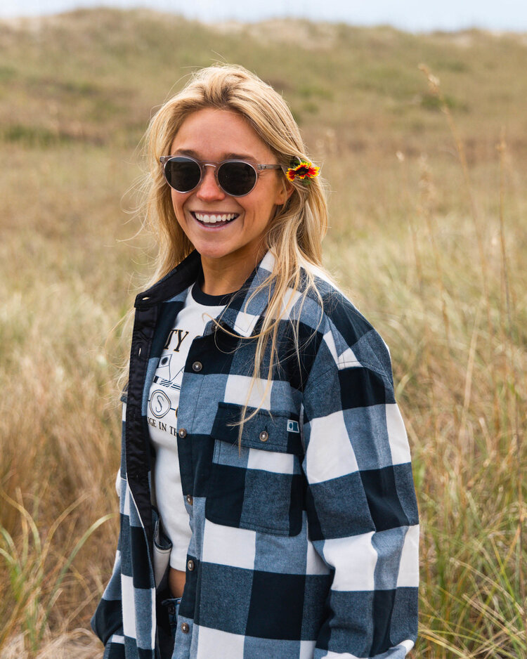 Salty Crew Salty Crew Fathom Flannel (Womens) | Off White