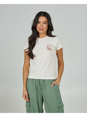 Salty Crew Salty Crew Wine N Dine Modern Tee (Womens) | Off White