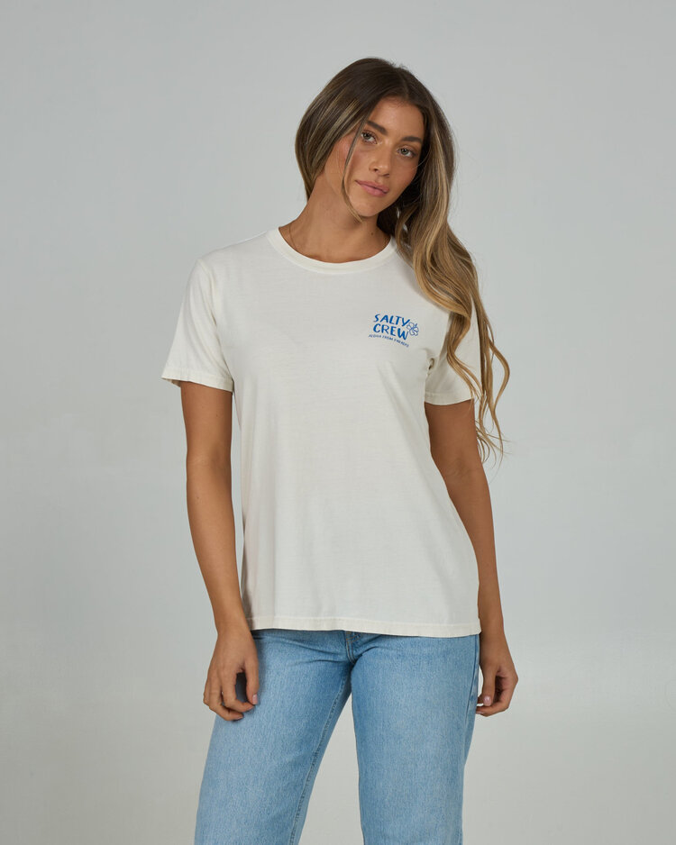 Salty Crew Salty Crew Island Chain B.F Tee (Womens) | Off White