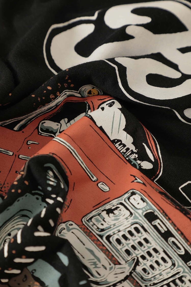 Brixton Brixton Ford Mud Marathon Ringer Tee (Womens) | Burnt Rubber