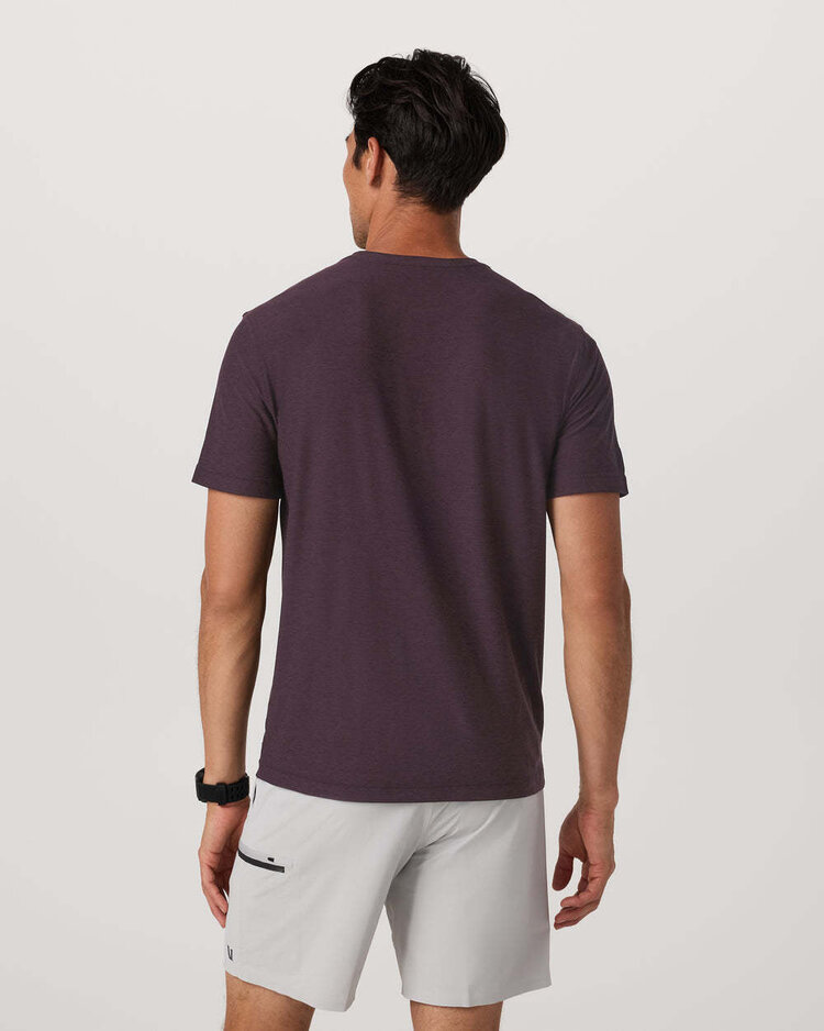 Vuori Vuori Strato Tech Tee (Mens) | Raisin Heather