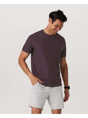 Vuori Vuori Strato Tech Tee (Mens) | Raisin Heather
