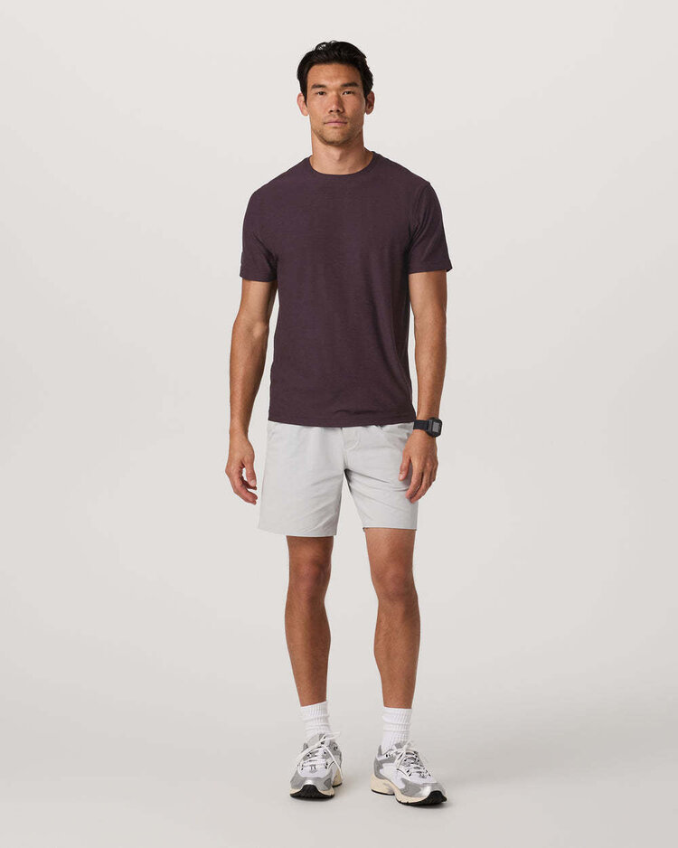 Vuori Vuori Strato Tech Tee (Mens) | Raisin Heather
