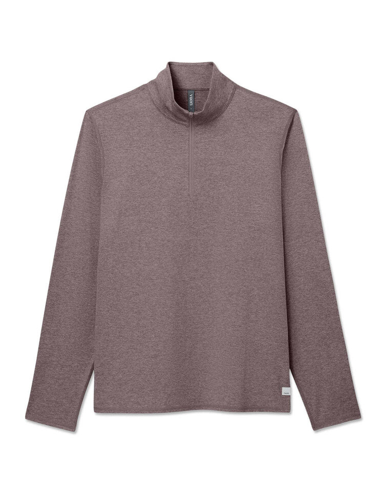 Vuori Vuori Ponto 1/2 Zip Mock Neck (Mens) | Huckleberry Heather