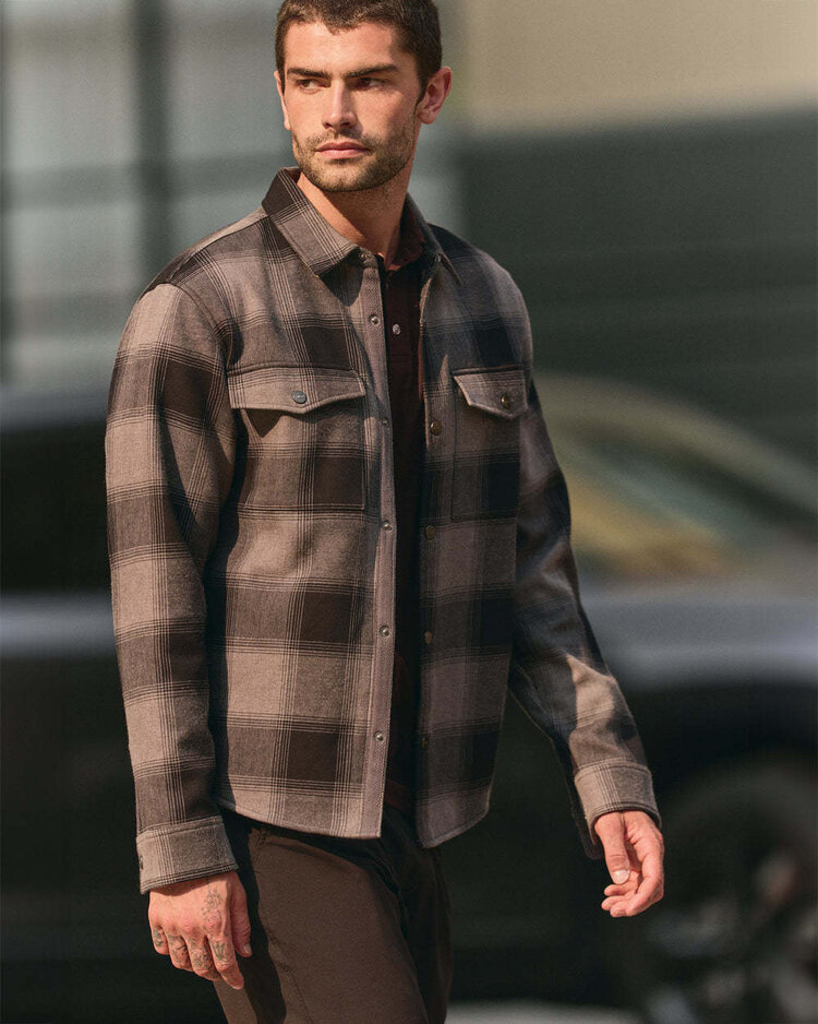 Vuori Vuori Range Shirt Jacket 2.0 (Mens) | Dark Pewter