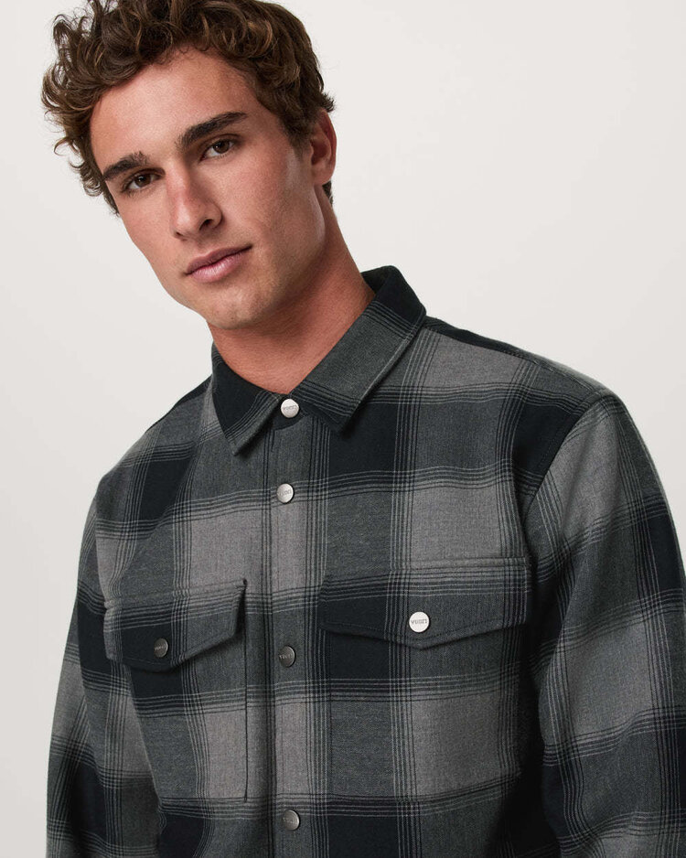 Vuori Vuori Range Shirt Jacket 2.0 (Mens) | Dark Pewter