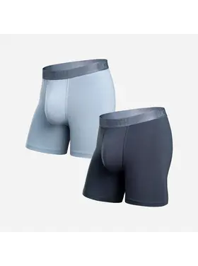 BN3TH Bn3Th Essentials Boxer Brief-2Pk | Midnight Navy/Dusty Blue