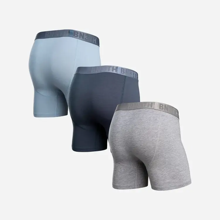 BN3TH Bn3Th Essentials Boxer Brief-3Pk | Dusty/Midnight/Heather Grey