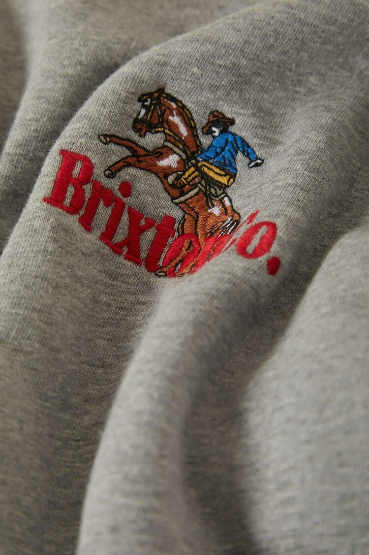 Brixton Brixton Inwood Oversized Fleece (Womens) | Heather Grey