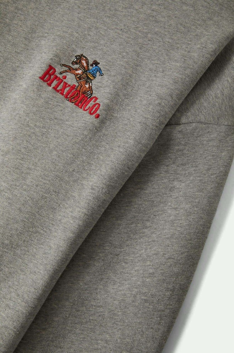 Brixton Brixton Inwood Oversized Fleece (Womens) | Heather Grey