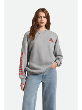 Brixton Brixton Inwood Oversized Fleece (Womens) | Heather Grey