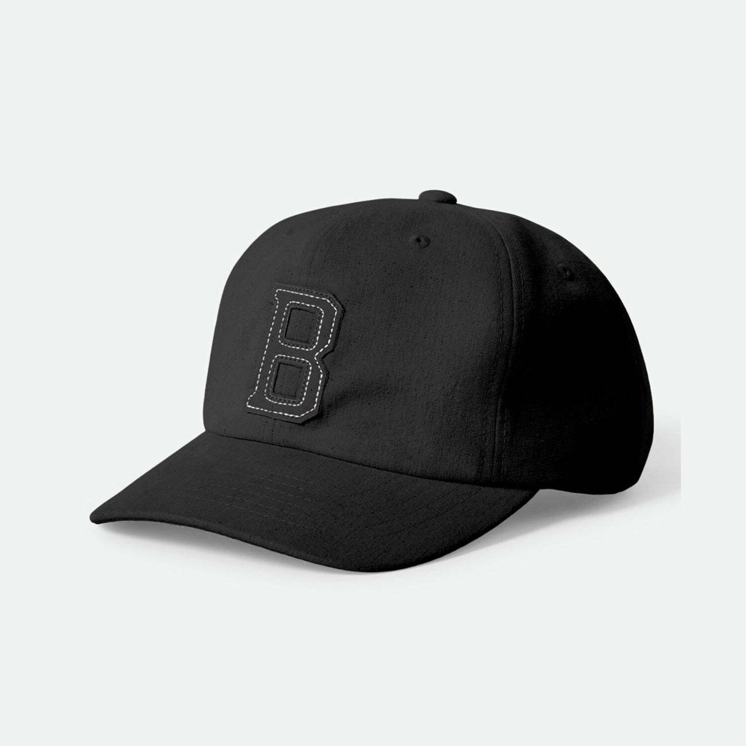 Brixton Big B Mp Cap (Mens) | Black/Black/Off White - The Drop
