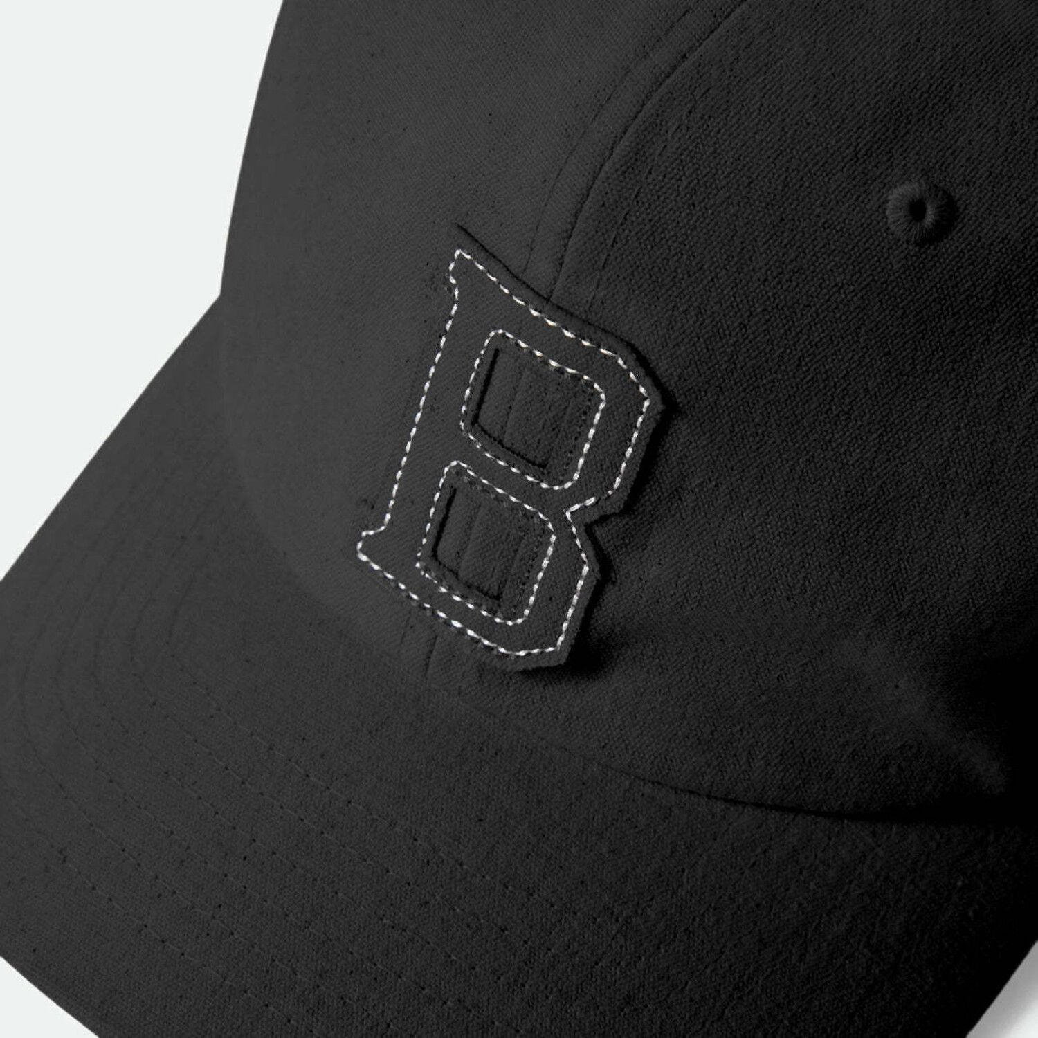 Brixton Big B Mp Cap (Mens) | Black/Black/Off White - The Drop