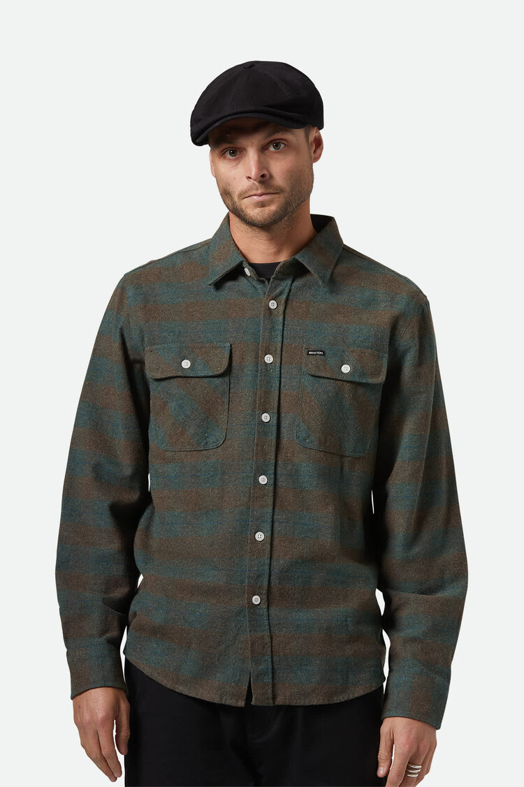 Brixton Brixton Bowery L/S Flannel (Mens) | Ocean