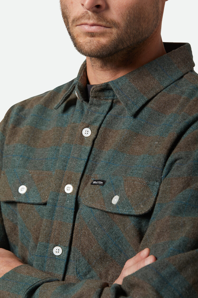 Brixton Brixton Bowery L/S Flannel (Mens) | Ocean