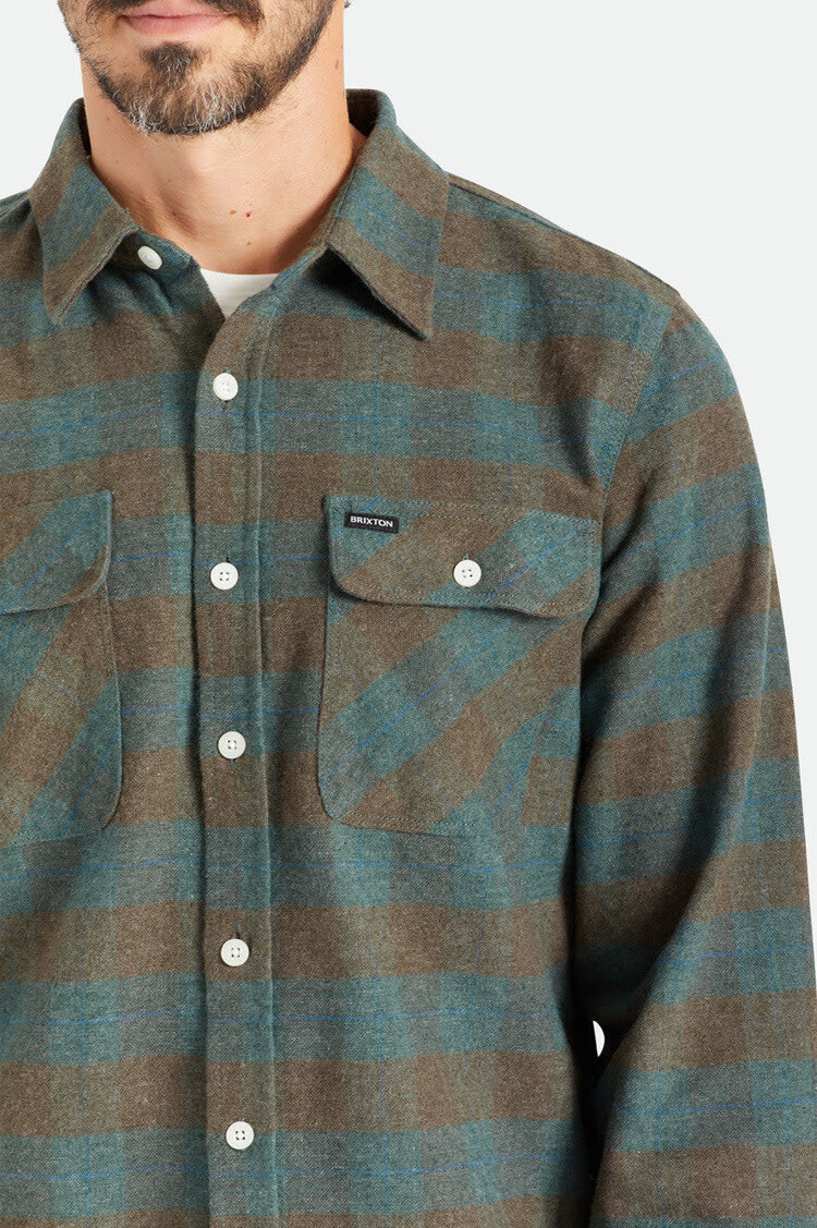 Brixton Brixton Bowery L/S Flannel (Mens) | Ocean
