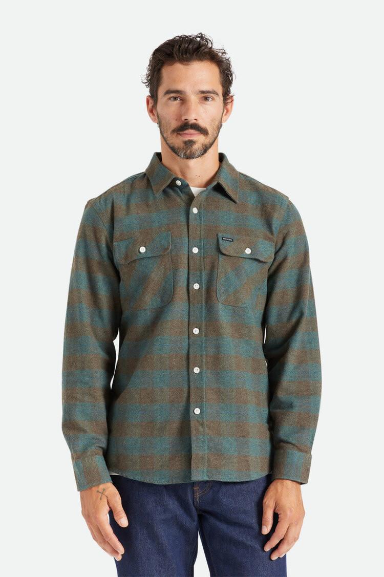 Brixton Brixton Bowery L/S Flannel (Mens) | Ocean
