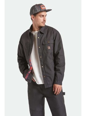 Brixton Brixton Builders Stretch Lined Jkt (Mens) | Washed Black/Red