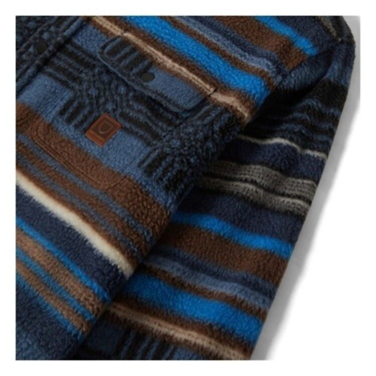 Brixton Brixton Bowery L/S Arctic Stretch (Mens) | Mood Indigo Blanket