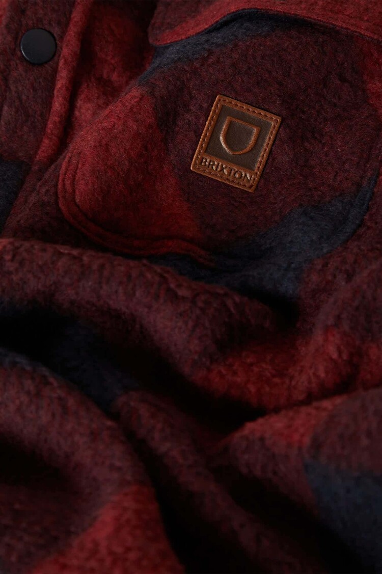 Brixton Brixton Bowery L/S Arctic Stretch (Mens) | Adrenaline Rush/Mood Indigo